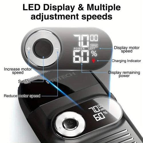 2 - in - 1 Electric Foil and Bald Shaver for Men - Universal MegaStore